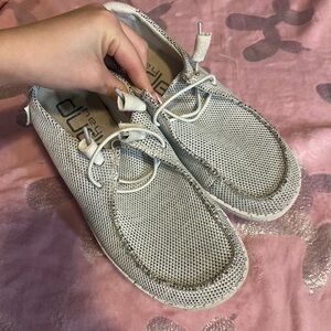 Hey Dude Gray Casual Shoes